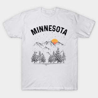 Minnesota State Vintage Retro T-Shirt